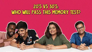 20's VS 30's Who Will Pass This Memory Test? | Ok Tested