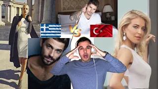 ITALIAN REACTION TO 🇹🇷 🇬🇷 TURKISH VS GREECE WOMEN | MEN BEAUTY