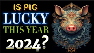 IS PIG ARE LUCKY THIS YEAR 2024 PREDICTIONS? #astrology #zodiacsigns #2024 #horoscope