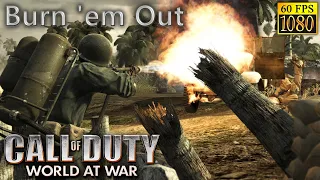 Call of Duty: World at War. Part 6 "Burn 'em Out" [HD 1080p 60fps]