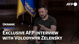 Zelensky: “We are not against the end of the war, but we want a fair end” | AFP Exclusive