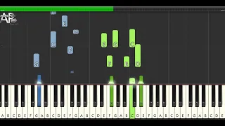 Dream A Little Dream Of Me | Adelina Piano synthesia tutorial