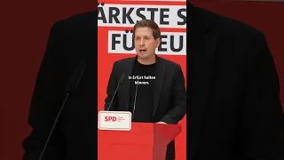 Kevin Kühnert zum Ergebnis der Kommunalwahlen in Thüringen