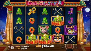 Занос Cleocatra - Pragmatic Play 10000$ total win 14,440.00 Demo #3