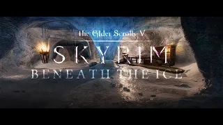 Skyrim - Beneath The Ice - 1 Hour Extended Version & Relaxing Ambience Sounds (Fire, Wind, ASMR)