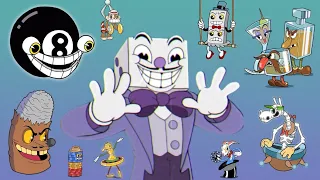 Cuphead - King Dice + All 9 Casino Bosses with Ms. Chalice (A+ Rank & No Damage)