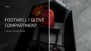 Load 60: How to use the footwell I glove compartment
