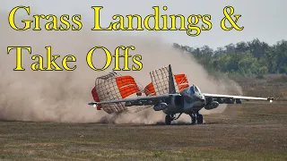 Grass Landing Strip - Military Jets Landings Take Offs