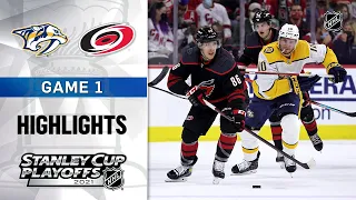 First Round, Gm 1: Predators @ Hurricanes 5/17/21 | NHL Highlights