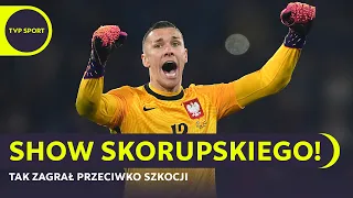 SKORUPSKI ZA SZCZĘSNEGO NA FINAŁ BARAŻÓW? TAK BRONIŁ W MECZU SZKOCJA - POLSKA