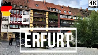 🇩🇪 ERFURT | GERMANY | PART 2 | 4K | A walking tour through the town center