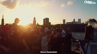 Remco Beekwilder at the Rotterdamse Rave rooftoop pre-party | CHSR.tv