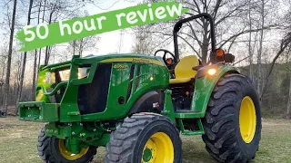 John Deere Compact Tractor 50hr review . 4052M heavy duty