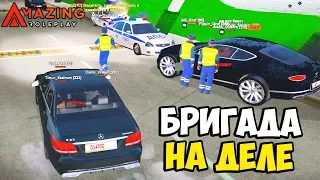 БРИГАДА ЕДЕТ ГРАБИТЬ ВОЕННУЮ БАЗУ! ГРОХНУЛИ ГЕНЕРАЛА И УКРАЛИ ПАТРОНЫ - CRMP AMAZING RP ⚡ГАРВИН