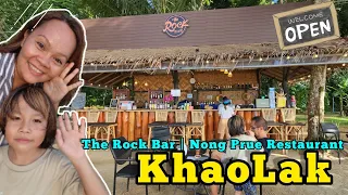 Drinks at The Rock Bar | Diner at Nong Preaw Restaurant  PERFECT! | Khao Lak Thailand 🇹🇭 Update !!!