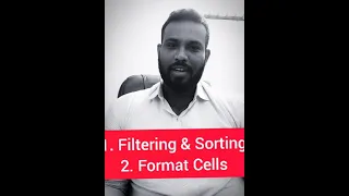 Filtering & Sorting and Format Cells