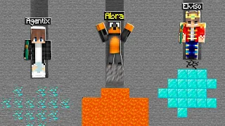 WIELKI TURNIEJ KOPANIA DIAMENTÓW na CZAS z AGENTIX i ELVISO w Minecraft!