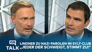 DEUTSCHLAND: Gefahr von Rechtsextremismus! Christian Lindner äußert sich zum Sylt-Eklat I WELT TALK