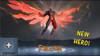 MARVEL Super War: MVP 11/2/19 - Falcon (NEW HERO) as Fighter Support with no Energy Mid