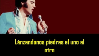 ELVIS PRESLEY - Walk a mile in my shoes ( con subtitulos en español ) BEST SOUND