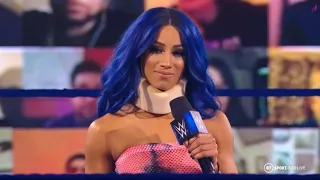 Sasha Banks Challenges Bayley for the Smackdown Women's Championship