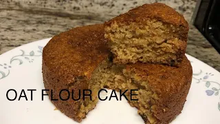 Super Moist Oats Cake /Oatmeal cake /Eggless and without oven /Oats flour Cake