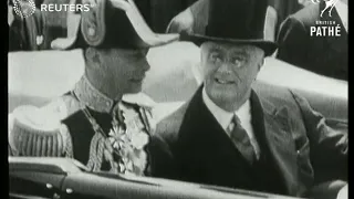 King George VI and Queen Elizabeth the Queen Mother visit America (1939)