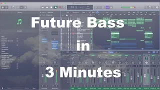 FUTURE BASS TUTORIAL in 3 MINUTES | Logic Pro X | VAHK