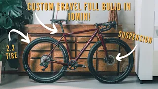 Custom steel gravel bike build in 10 minutes - Gravel Maksela