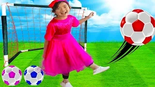 The Soccer Song (Football Song) | Toys and Colors Emma Pretend Play Nursery Rhymes & Kids Songs