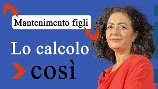 Come si calcola l'assegno di mantenimento per i figli?