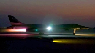 B-1 Bomber Night Takeoff