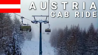 Ski Lift Cab Ride in Gerlitzen, Austria 🇦🇹