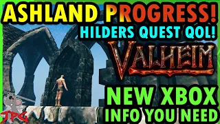 VALHEIM HILDERS QUEST Update Has Huge QOL! Xbox Graphic Options And Controller Info!