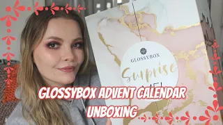 UNBOXING THE GLOSSYBOX ADVENT CALENDAR 2021 | REVIEW | Effys Place