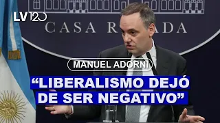 MANUEL ADORNI: DEFLACIÓN, MILEI SOBRE THATCHER Y EL PACTO DE MAYO