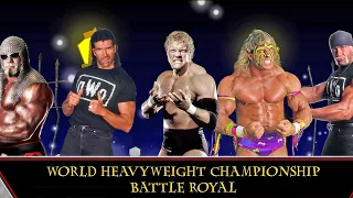 WWE 2K23 Hulk Hogan vs Warrior vs Scott Hall vs Scott Steiner vs Sid Vicious - Battle Royal