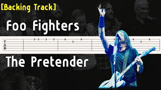 Foo Fighters - The Pretender Backing Track Guitar Tutorial [Tab]