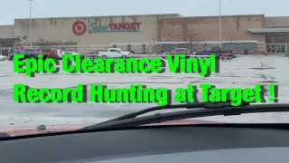 Epic Vinyl record hunting at Target for clearance records for our private collection