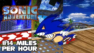 Can I Beat Sonic Adventure While Going At Sonic's Canon Speed?