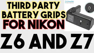 Nikon Z6 And Z7 third class battery grips | nikon z6 | nikon z7 | nikon battery