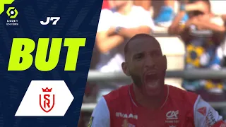 But Yunis ABDELHAMID (71' - SdR) STADE DE REIMS - OLYMPIQUE LYONNAIS (2-0) 23/24