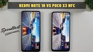 Xiaomi Redmi Note 10 vs Xiaomi Poco X3 NFC | Snapdragon 678 vs Snapdragon 732G Speedtest, Comparison