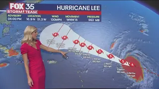 Hurricane Lee Forecast: Storm has sustained winds of 130 mph in the Atlantic Ocean