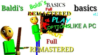 Baldi basic full remastered version 1.30.4 download on android