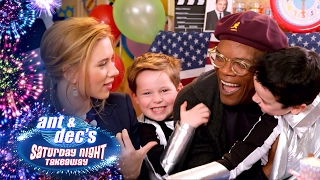 Samuel L. Jackson & Scarlett Johansson's Super Hero Party - Saturday Night Takeaway