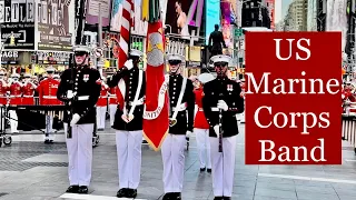 US Marine Corps Drum and Bugle Live Concert at Times SQ NYC, Fleet Week Events