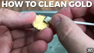 How to clean gold coins without damaging them