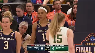 Notre Dame vs Baylor 2019 NCAA Women's Basketball Championship