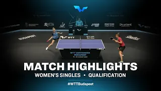 Helga Dari vs Christina Kallberg | WTT Contender Budapest 2021 (Qual)